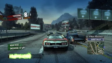 Burnout Paradise (USA) (En,Ja,Fr,De,Es,It) (v1.50) (Update) screen shot game playing